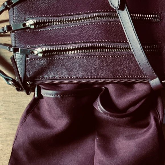 Eggplant-Colored Crossbody Bag - Picture 5 of 6